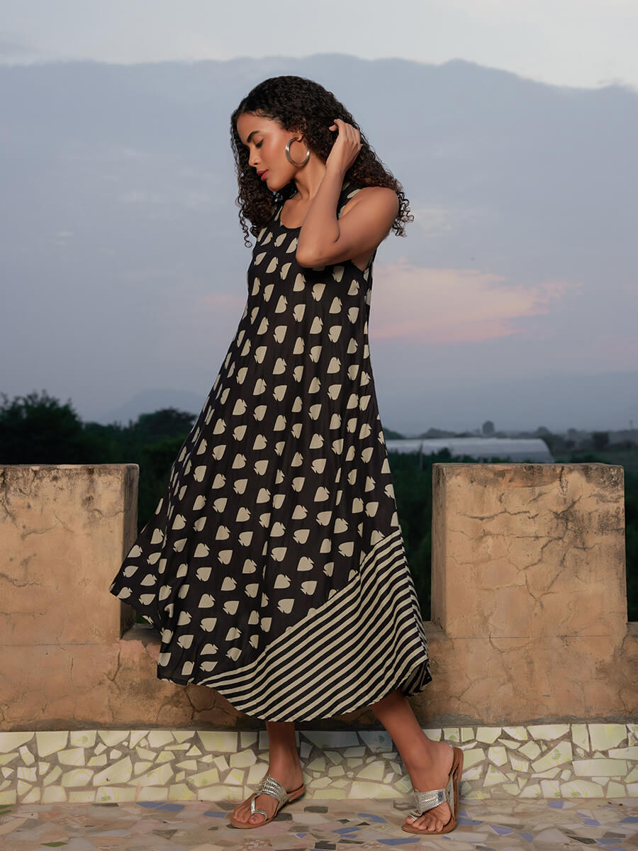 Morocco Asymmetrical Sleeveless Dress
