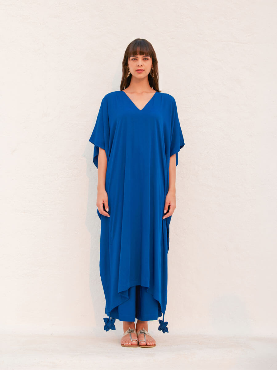 Paris Blue Kaftan Kurta