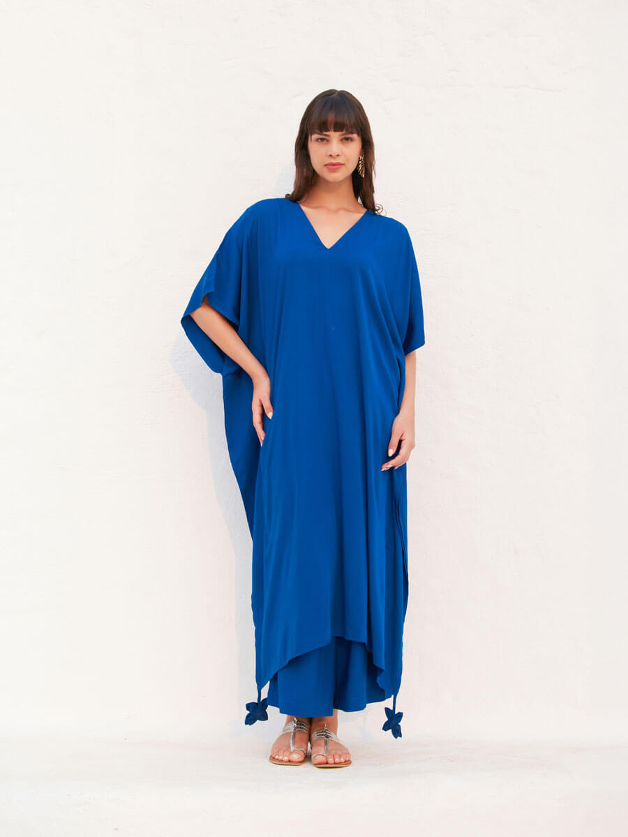 Paris Blue Kaftan Kurta