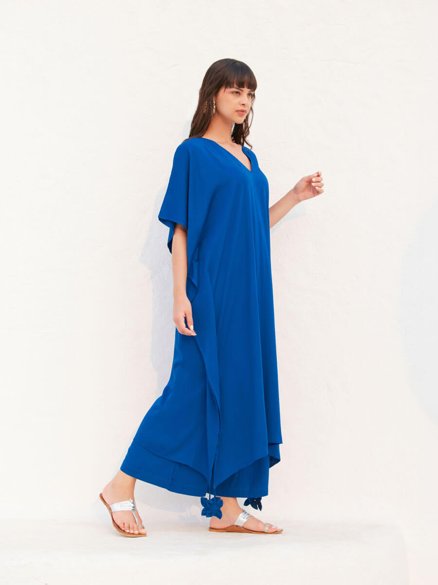 Paris Blue Kaftan Kurta