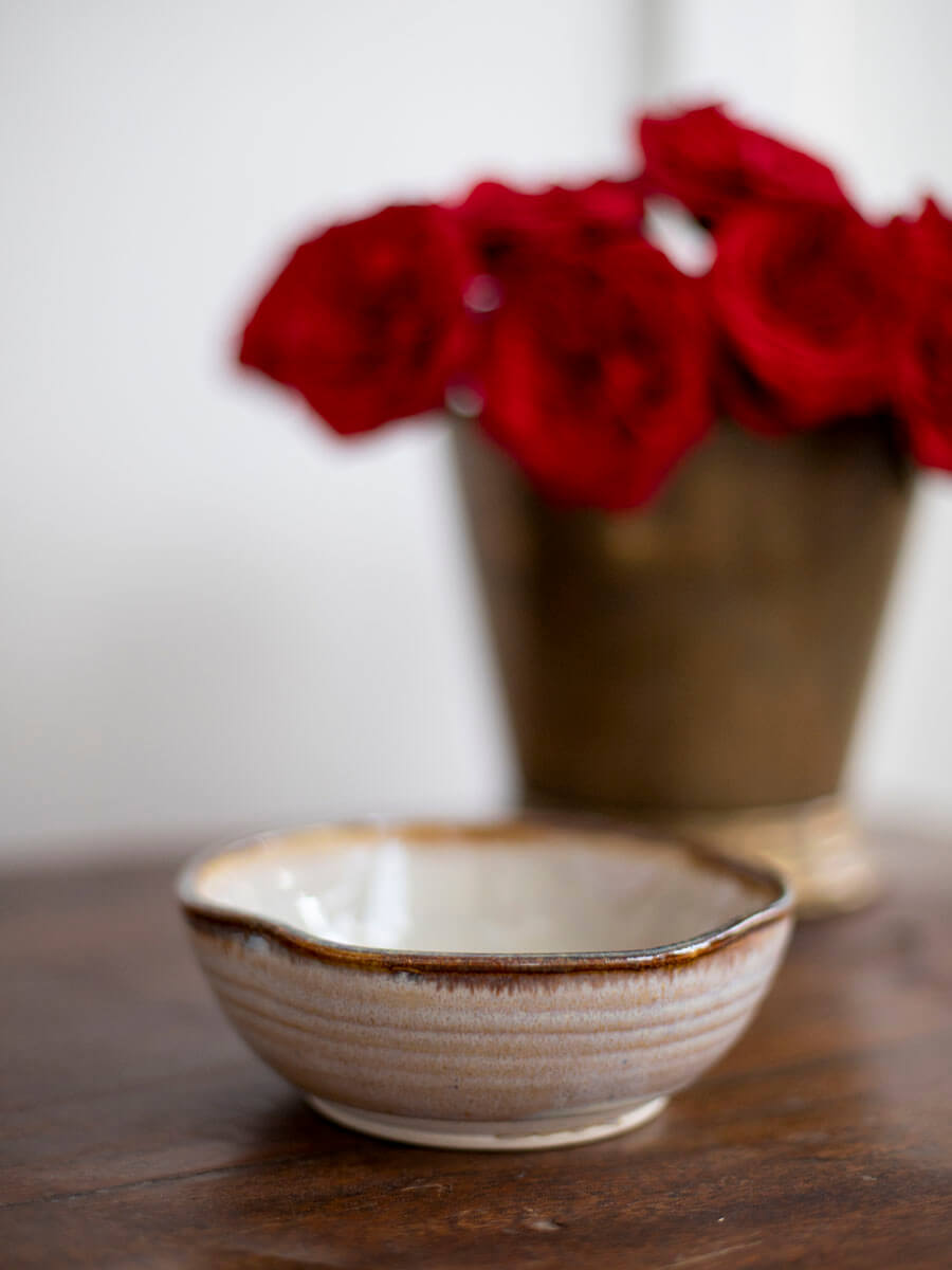 Serenity Uneven Round Ceramic Bowl - Large