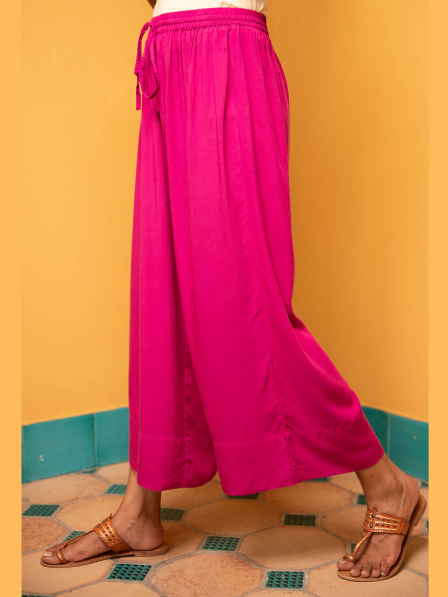 Set of 2 - Sukoon Indigo Cotton Kurta and Palazzo