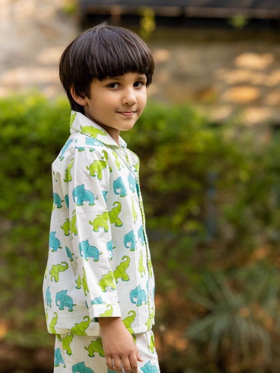 Wildwood Unisex Organic Cotton Pajama Set