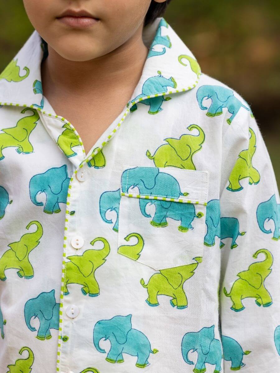 Wildwood Unisex Organic Cotton Pajama Set