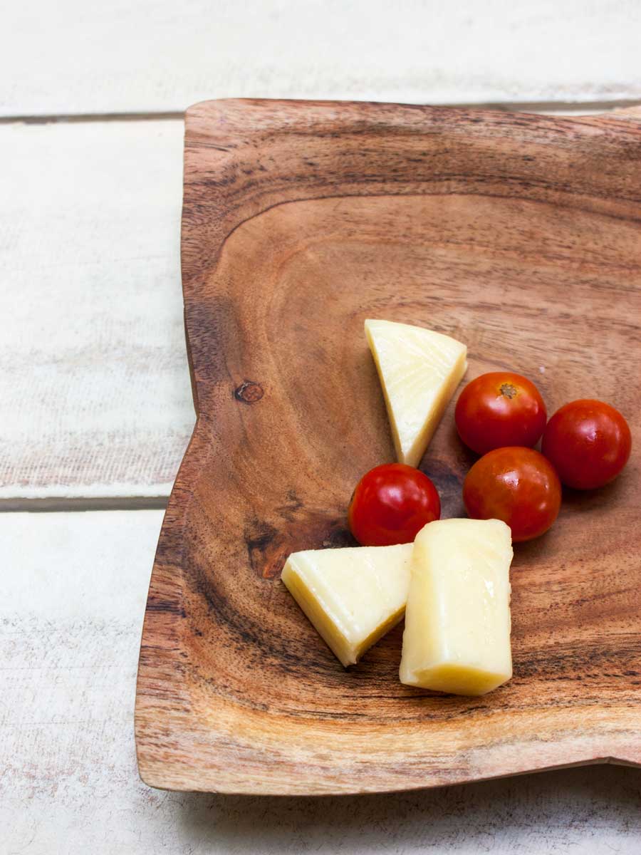 Stanley Hand Carved Wooden Platter