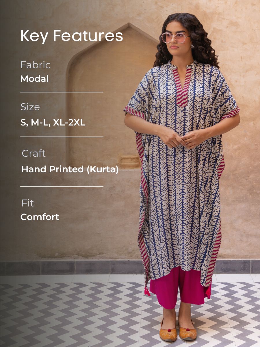 Cocktail Modal Kaftan Kurta