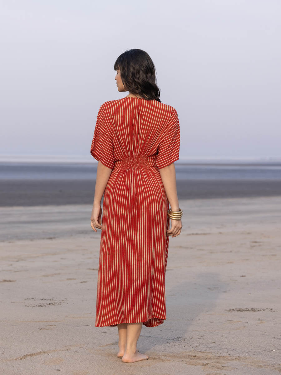Kamya Fit & Flare Modal Maxi Dress
