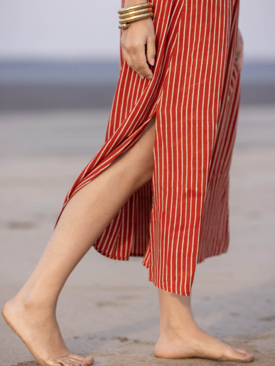 Kamya Fit & Flare Modal Maxi Dress