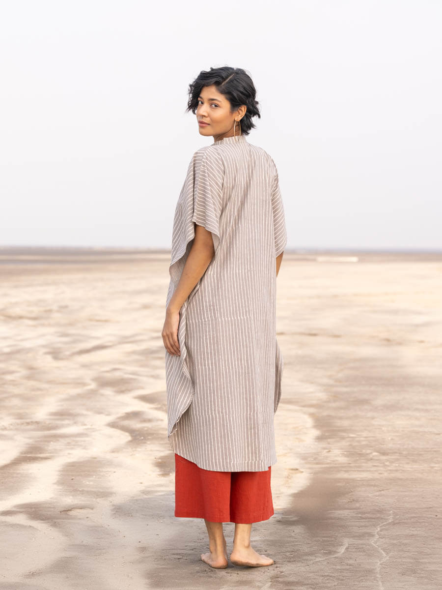 Tridevi Cotton Kaftan Shirt Dress