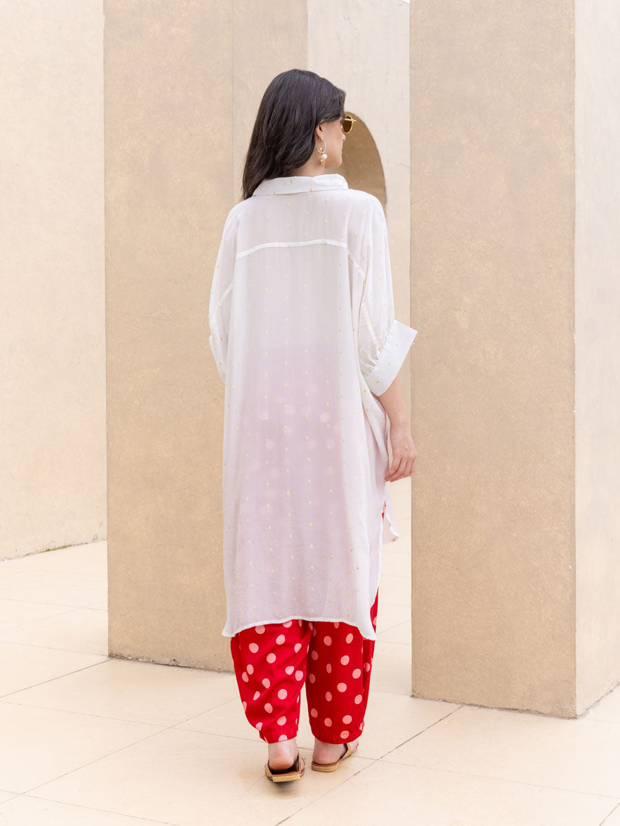 Set of 2 - Noorani Long Shirt & Salwar Set