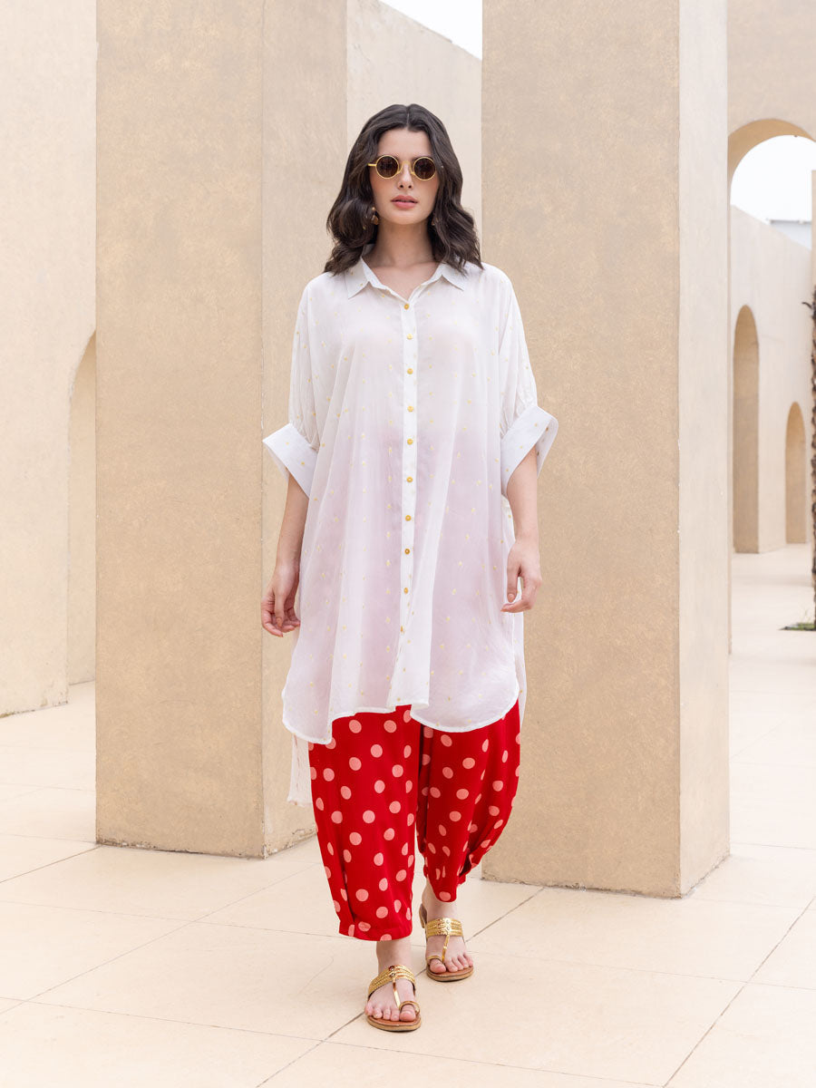 Set of 2 - Noorani Long Shirt & Salwar Set