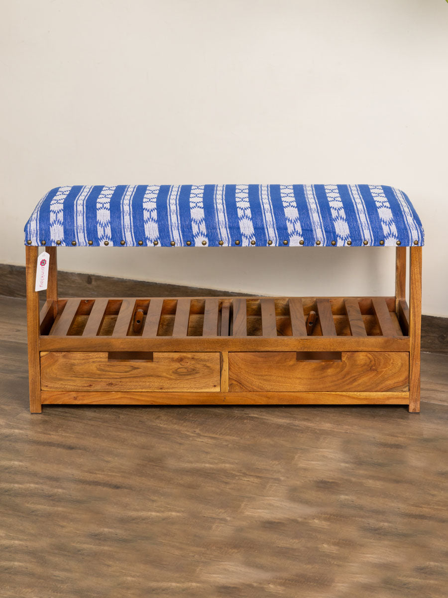 Yug Solid Wood Bench With Storage