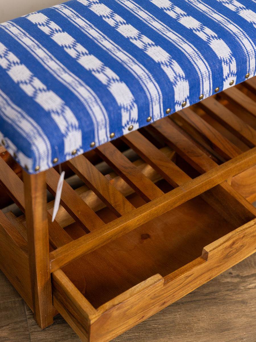 Yug Solid Wood Bench With Storage