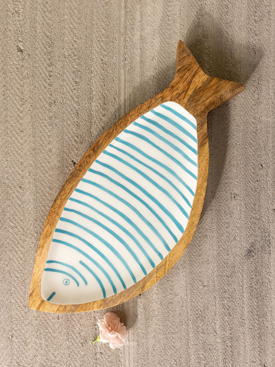 Sunset Harbour Medium Wooden Platter