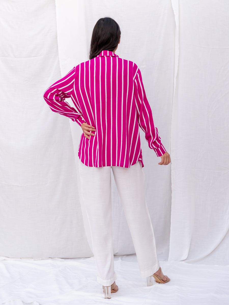 Jaipur Pink Modal Shirt