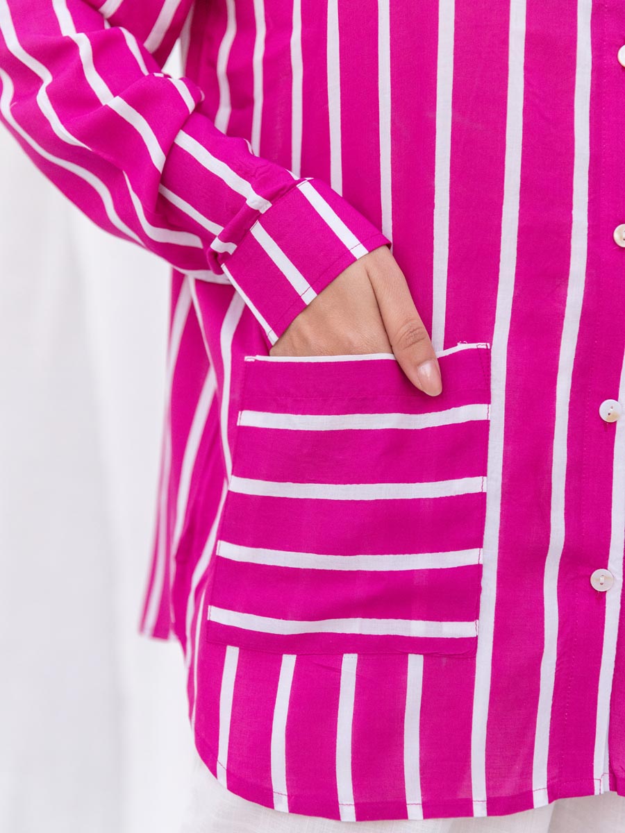 Jaipur Pink Modal Shirt