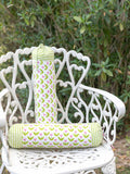 Set of 2 - Tiny Tulip Hand Block Printed Baby Bolster