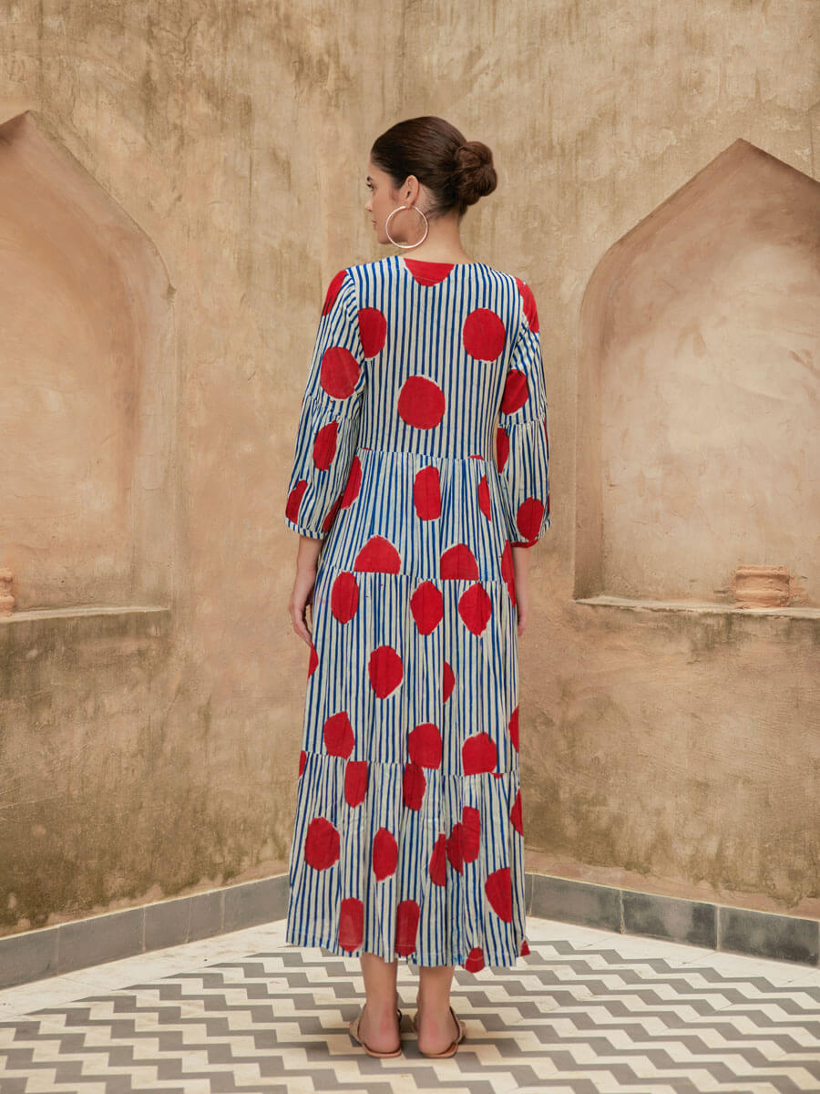 Shunya Indigo Maxi Dress