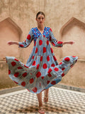 Shunya Indigo Maxi Dress