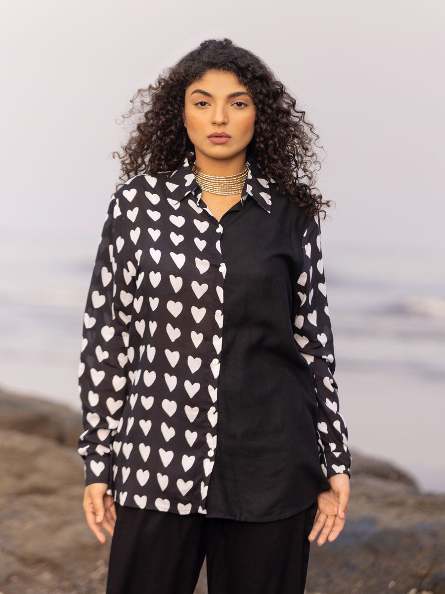 Adya Black Modal Shirt