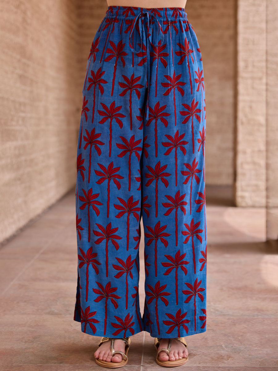 Taru Bagru Indigo Palazzo Pant