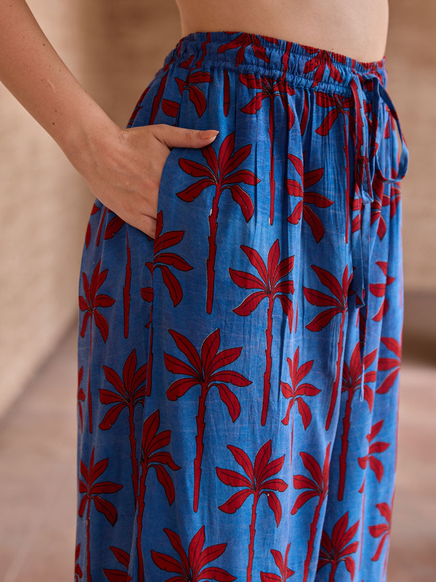 Taru Bagru Indigo Palazzo Pant