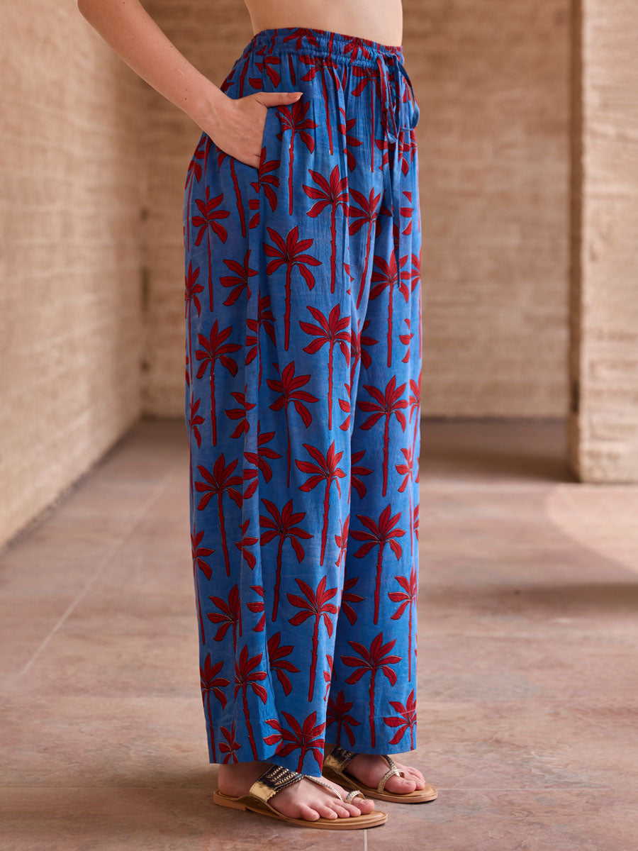 Taru Bagru Indigo Palazzo Pant