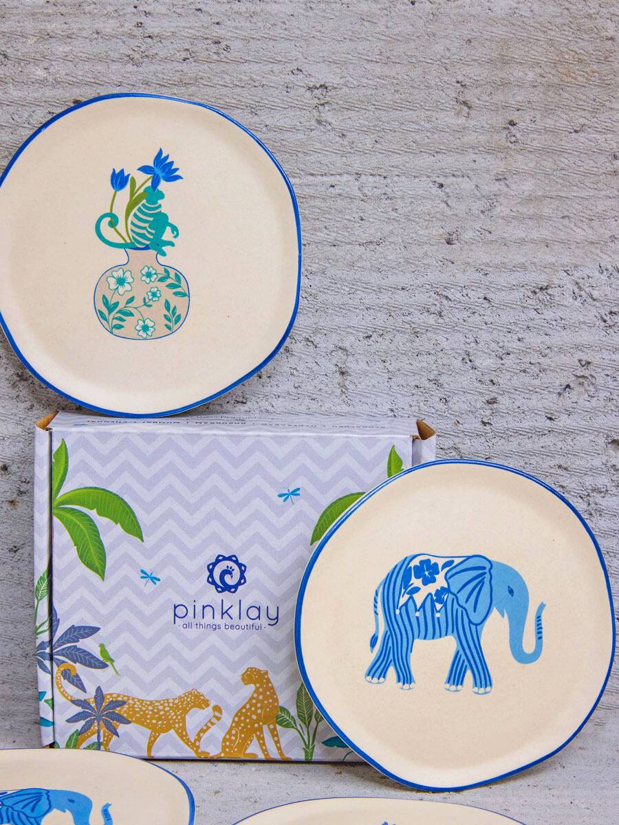 The Jester of December Coasters/Tapas Plates (Set of 4)