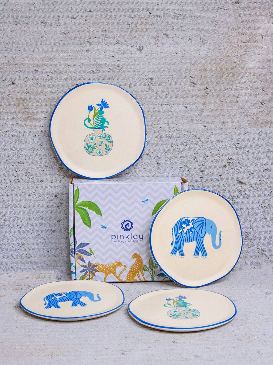 The Jester of December Coasters/Tapas Plates (Set of 4)