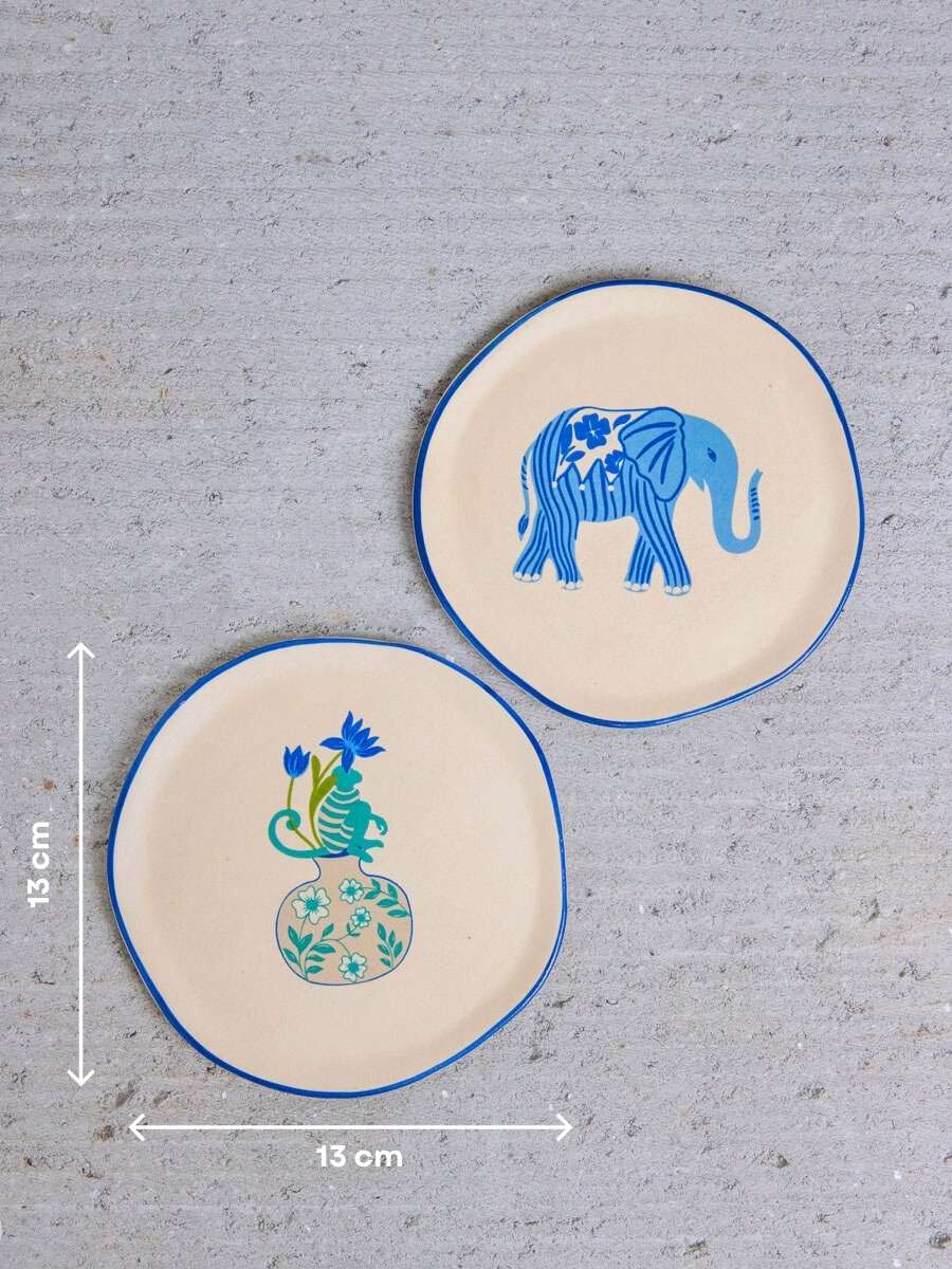 The Jester of December Coasters/Tapas Plates (Set of 4)