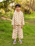 Tiger My Friend Block Printed Cotton Pyjama Set