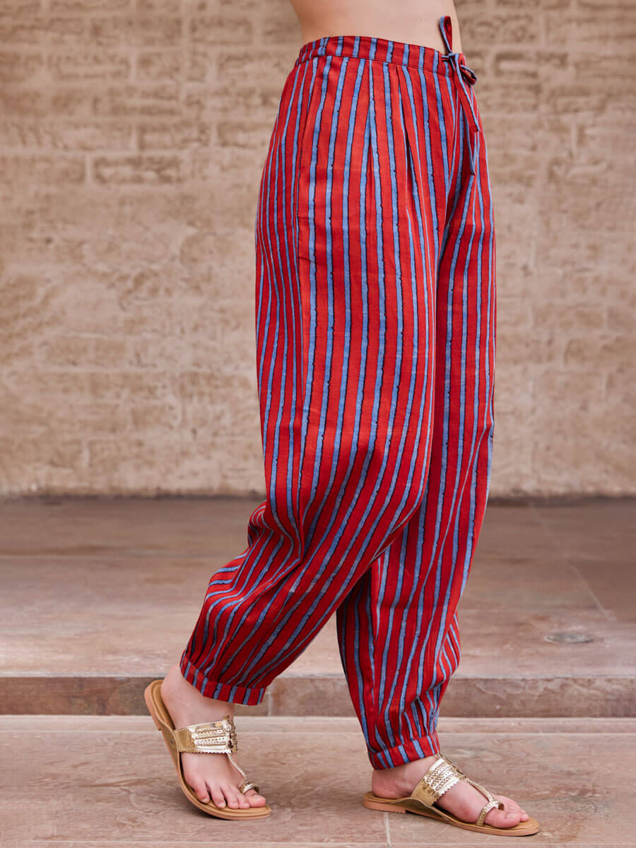 Rangana Bagru Lantern Pant