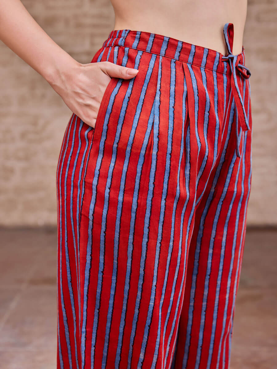 Rangana Bagru Lantern Pant