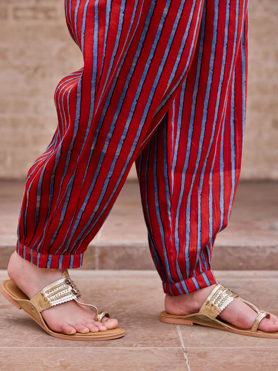 Rangana Bagru Lantern Pant