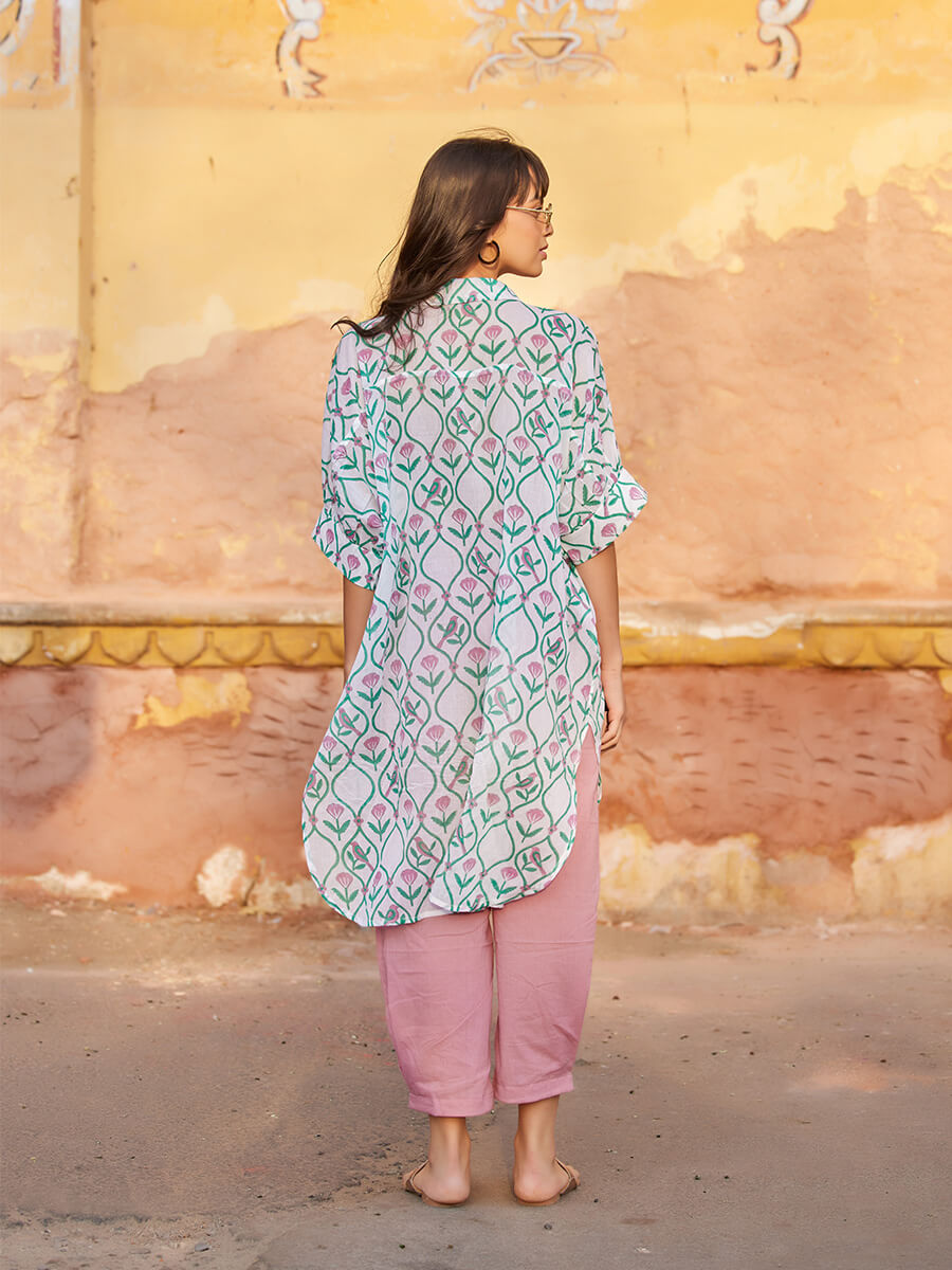Set of 2 - Zari Shirt & Pant Set