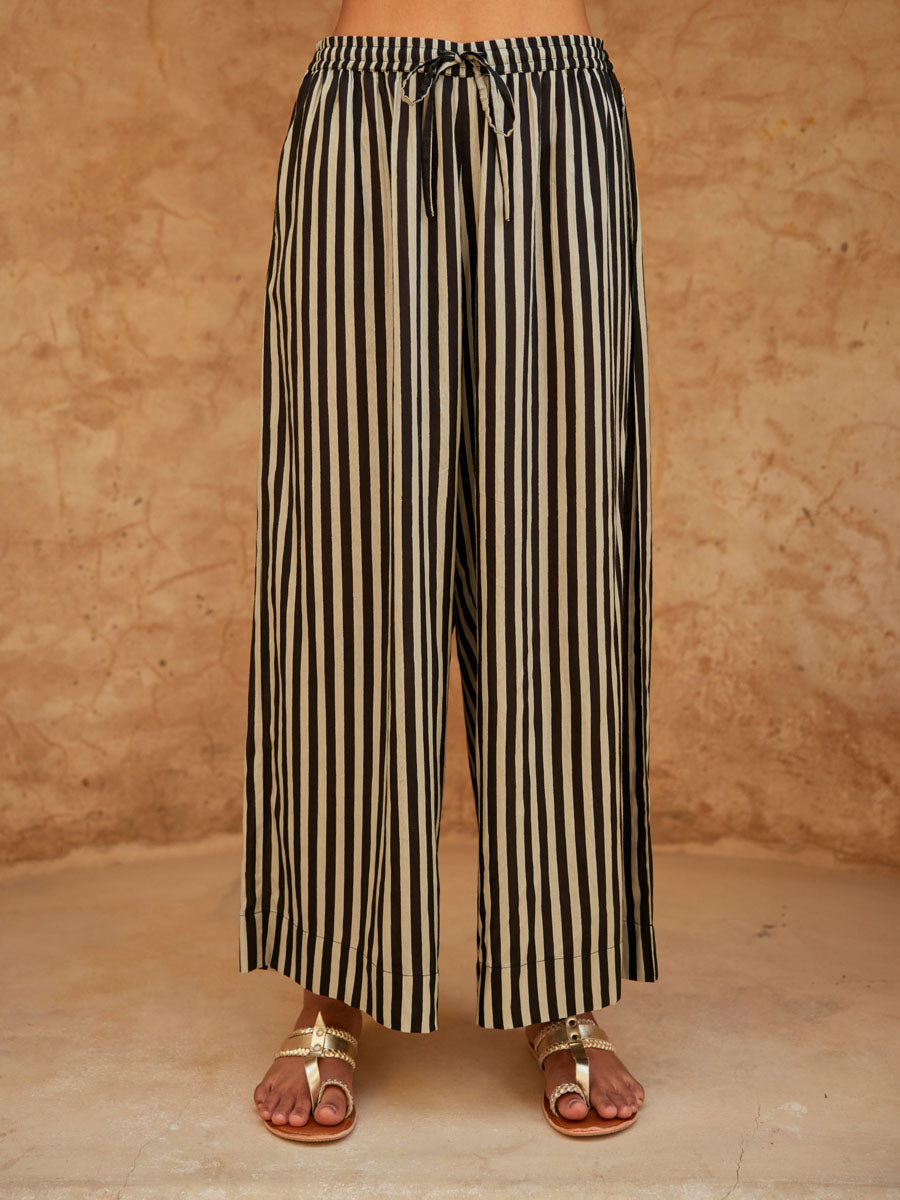 Lulu Slub Palazzo Pants