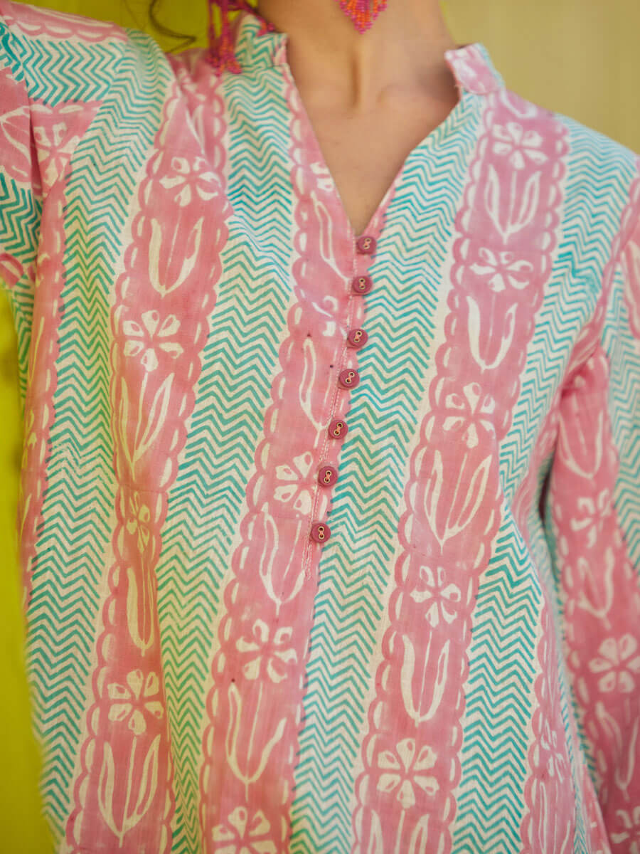 Asha Cotton Kurta & Skirt Set