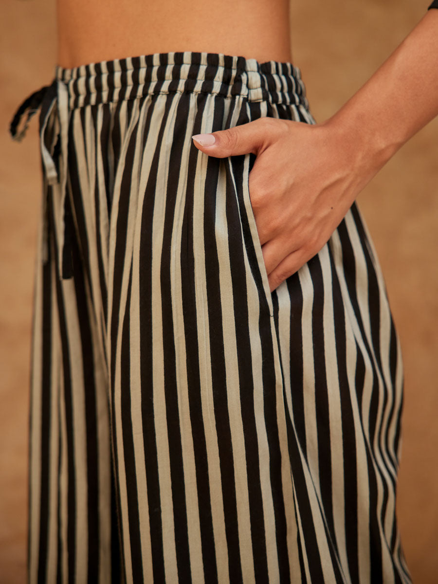 Lulu Slub Palazzo Pants