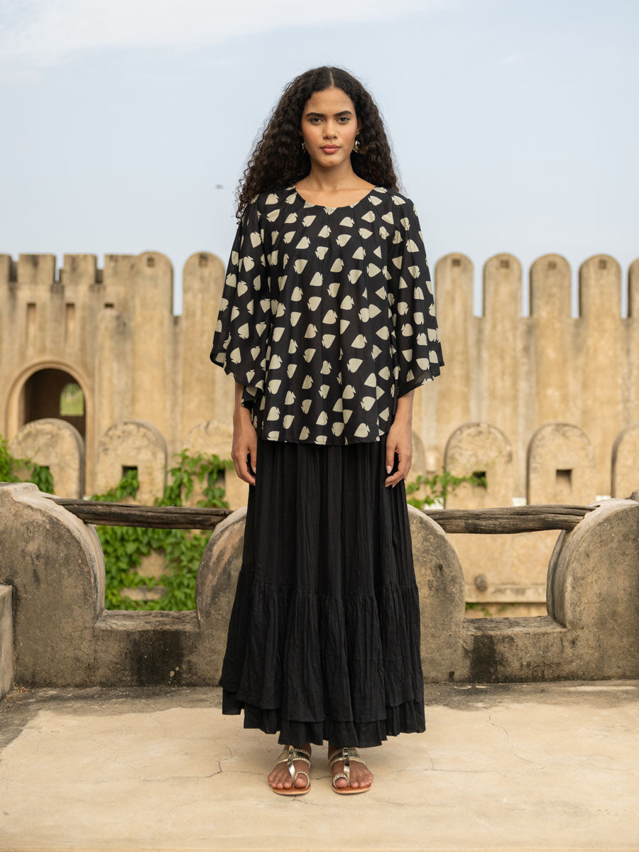Set of 2 - Ayla Modal Top & Cotton Skirt Set