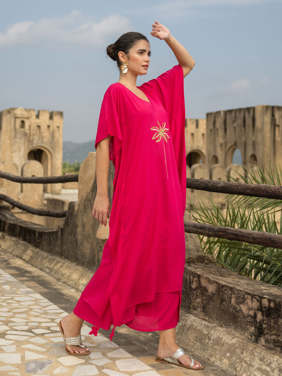 Set of 2 - Desert Rose Kaftan Kurta Set