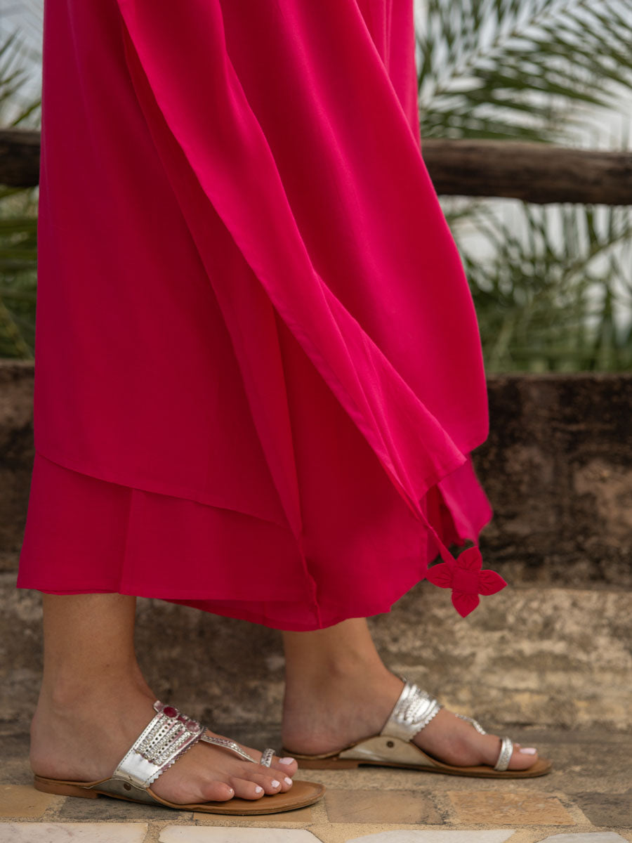 Set of 2 - Desert Rose Kaftan Kurta Set
