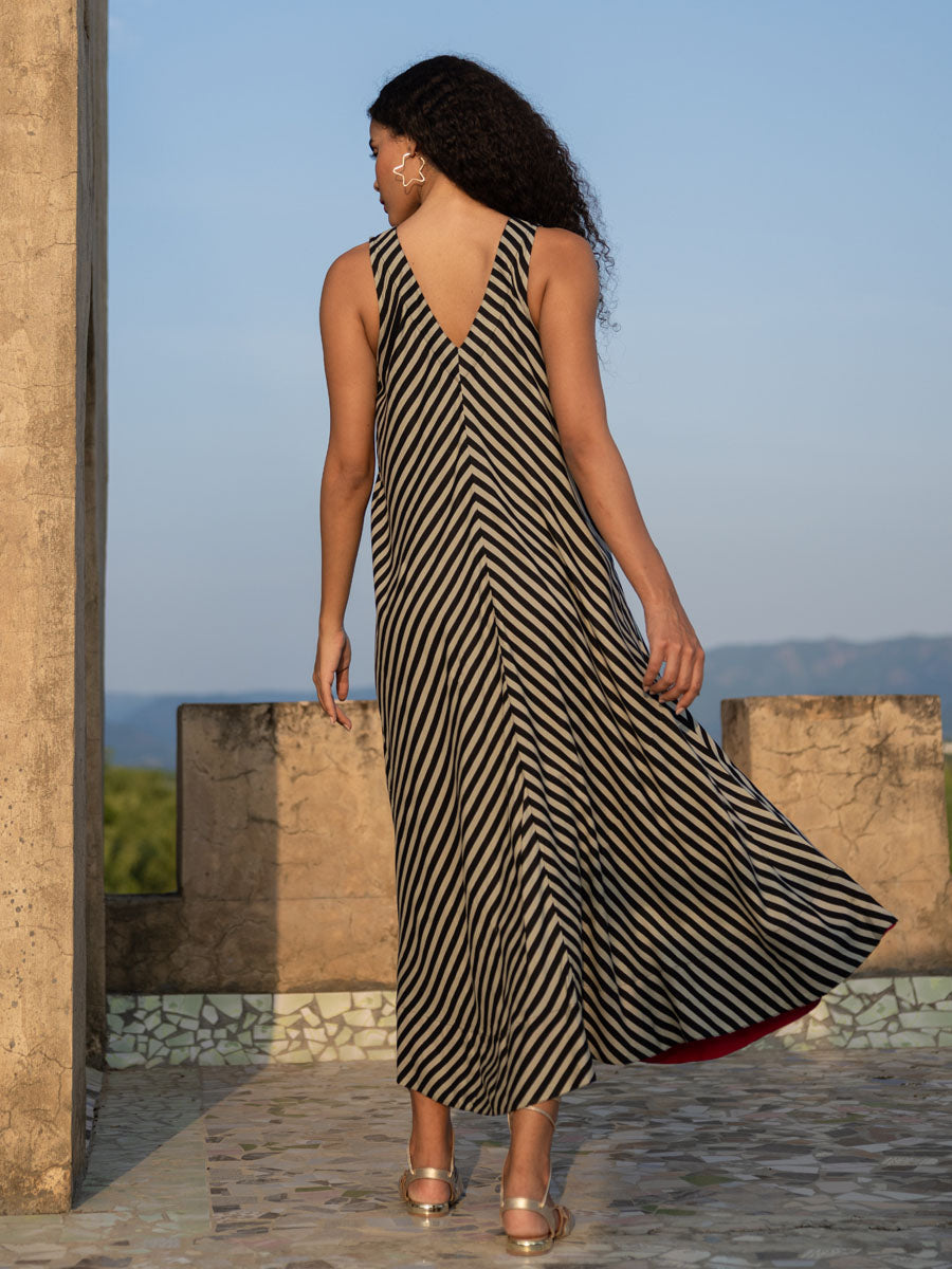Marrakesh Twill Maxi Dress